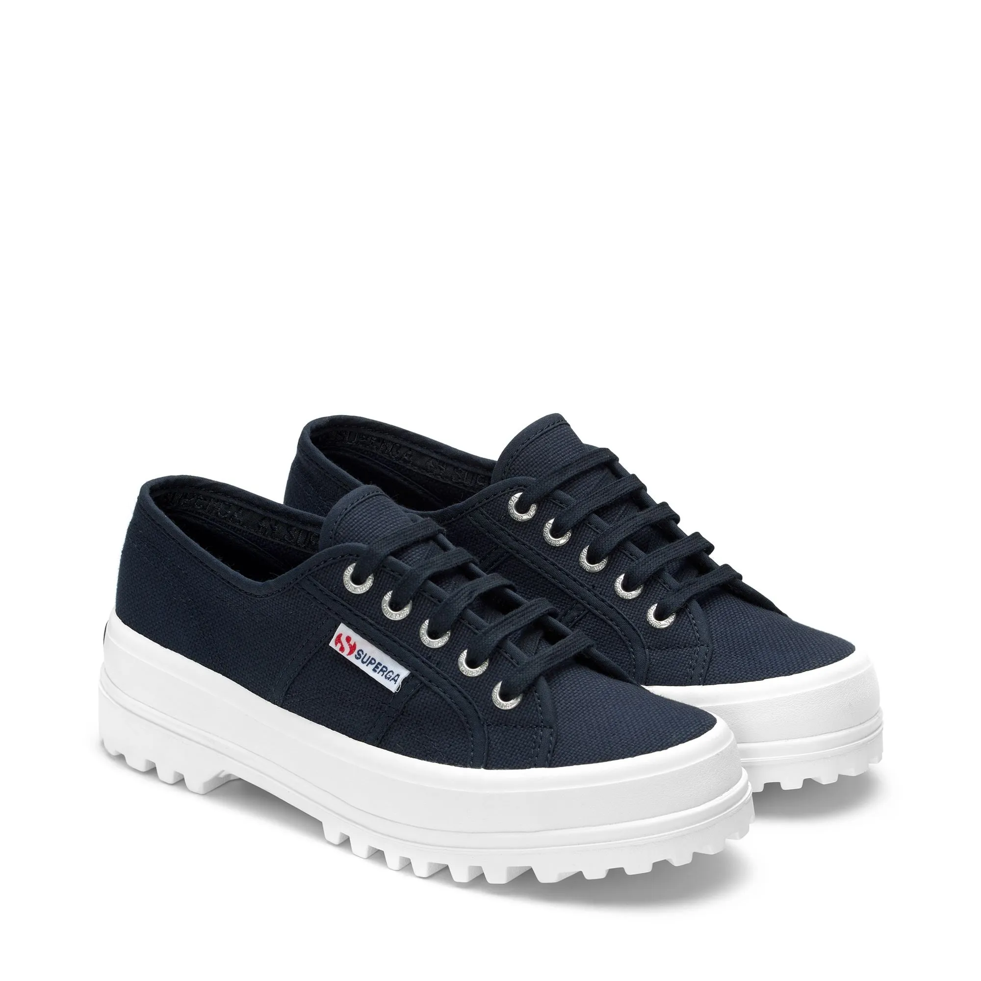 2555 ALPINA - Sneakers - Low Cut - Unisex - NAVY-FWHITE