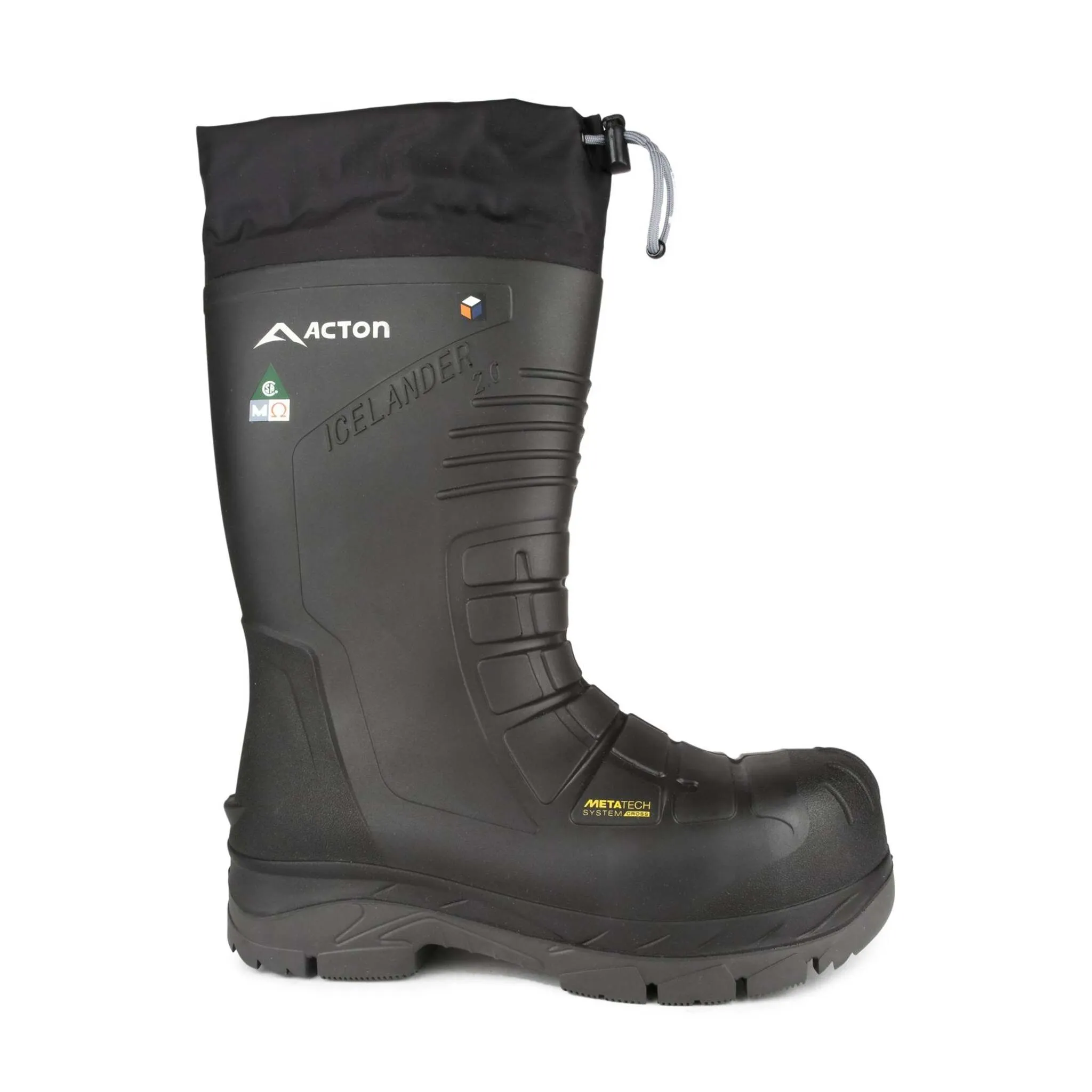Acton Men's Icelander 2.0 Winter Safety Boots - Comfortable Composite Toe, Internal Metguard, Waterproof, -59°C/-75°F Rated, Slip-Resistant | Sizes 7-14