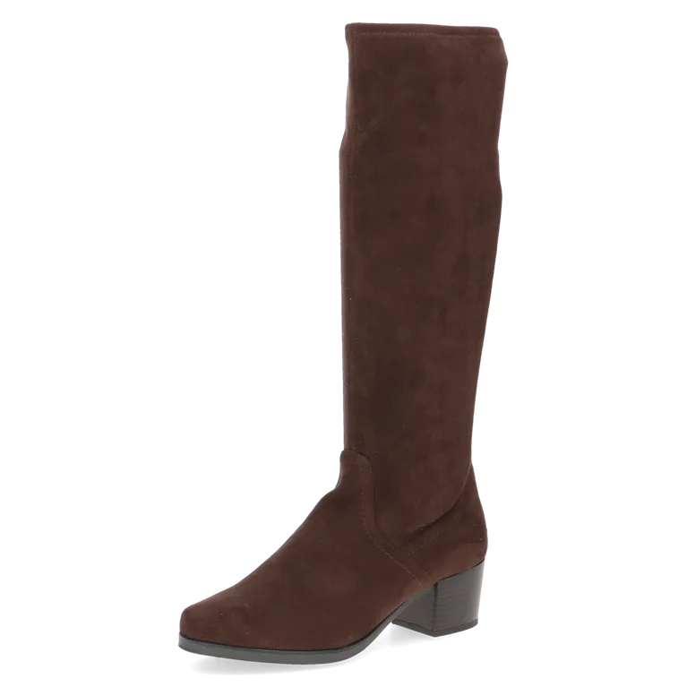 Caprice - Chocolate Stretch Long Boot