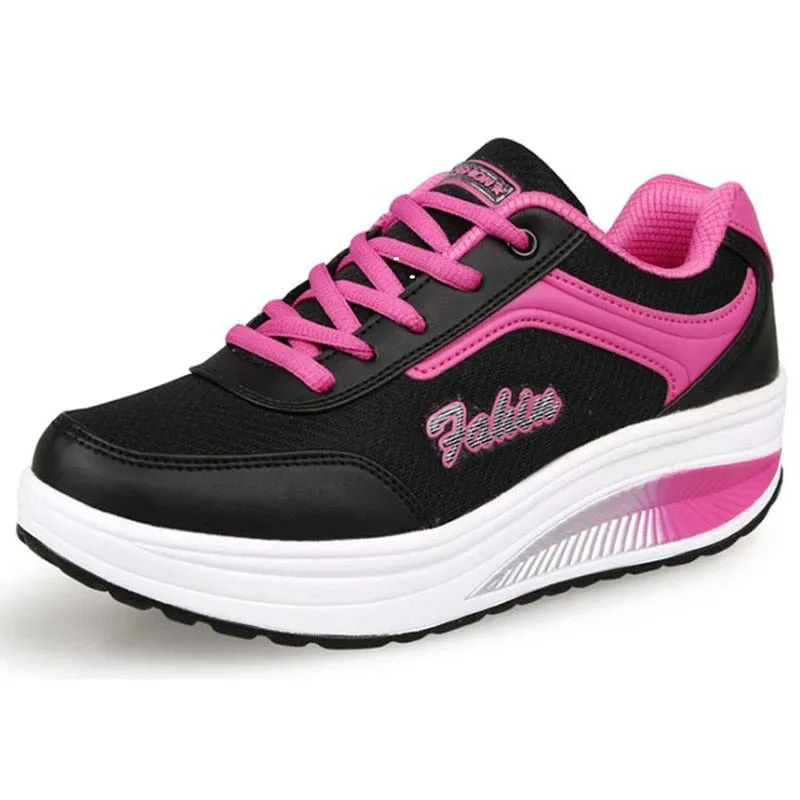 Cuzcare Orthopedic Shoes Women Platform Comfy Walking Sneakers