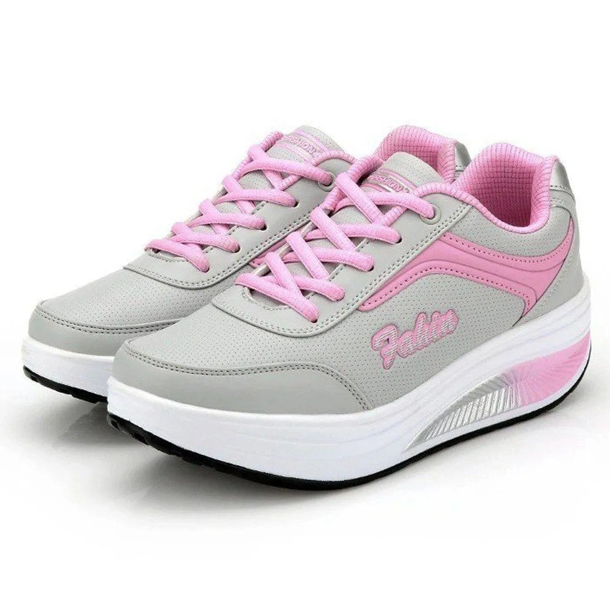 Cuzcare Orthopedic Shoes Women Platform Comfy Walking Sneakers