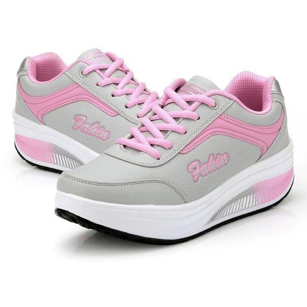 Cuzcare Orthopedic Shoes Women Platform Comfy Walking Sneakers