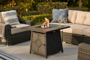 HEATMAXX 32" 40,000 BTU Outdoor Gas Fire Pit