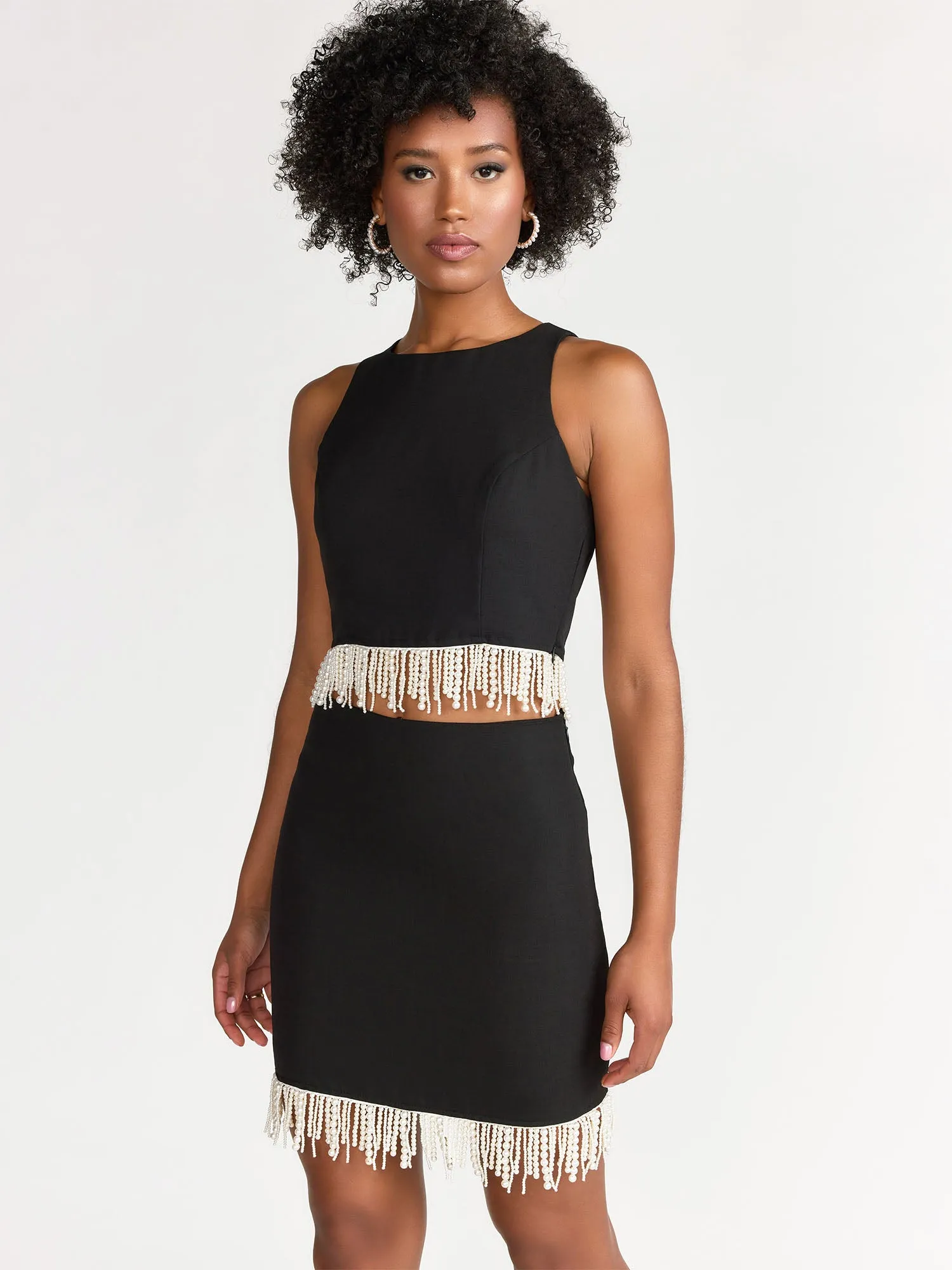 Lena Pearl Trim Mini Skirt - Brands We Love