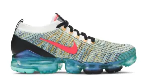Nike Air VaporMax Flyknit 3 'Turquoise Crimson' Mens Sneakers