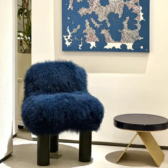 Rylight Long Fluff Fleece Lounge Chair