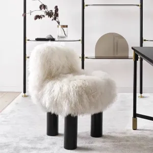 Rylight Long Fluff Fleece Lounge Chair