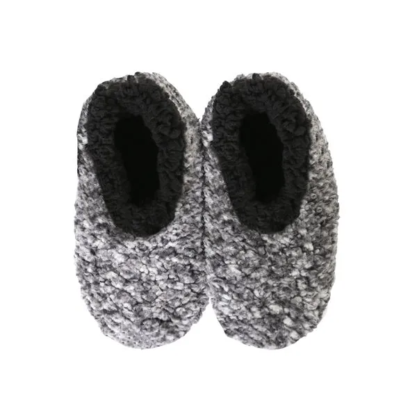 SnuggUps Kids Tie Dye Charcoal Slippers Small