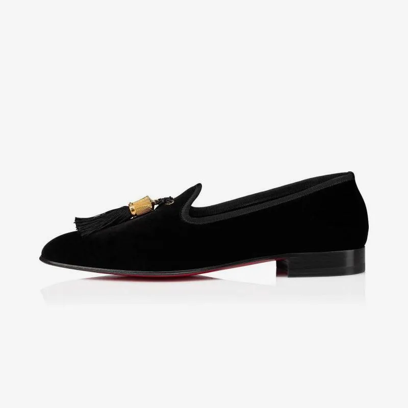 Tassel Velvet Loafer Slip-on