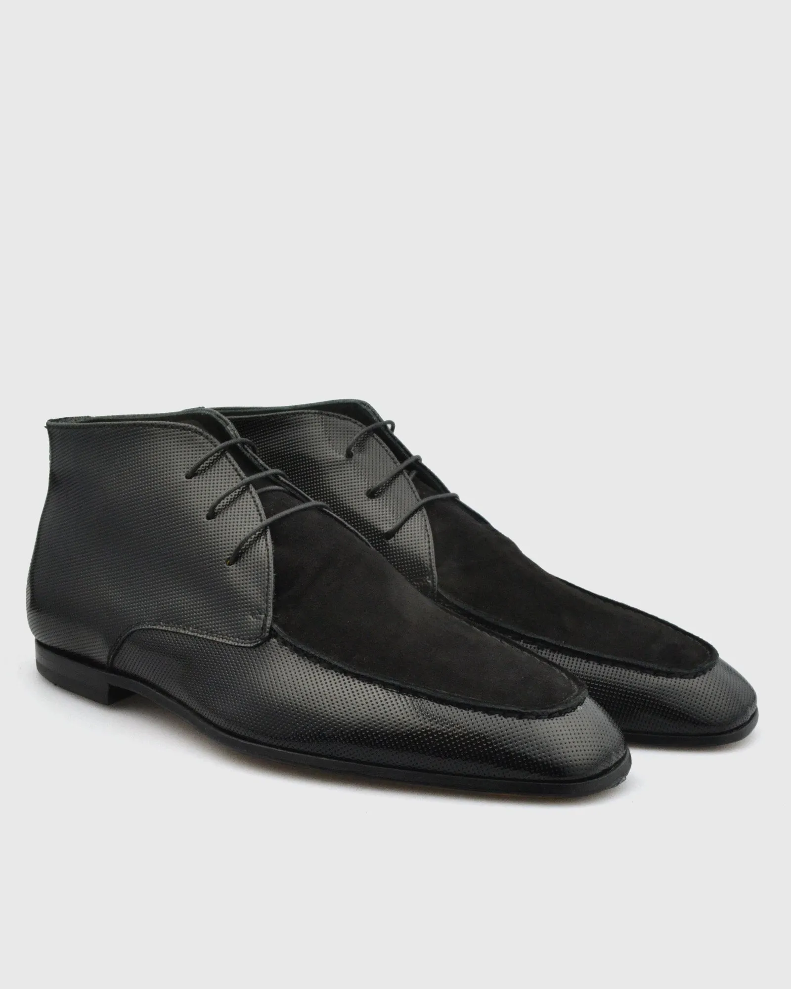 VINCENT & FRANKS VF23SU PATENT BLACK DERBY BOOT