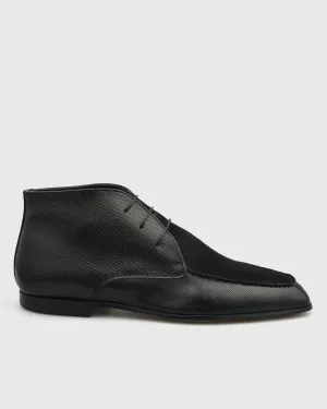 VINCENT & FRANKS VF23SU PATENT BLACK DERBY BOOT